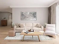Shaggy Indoor-Outdoor - Kendall (cream/cinza)