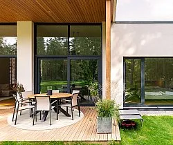 Tapete redondo - Indoor/Outdoor Baltimore (cream)