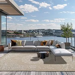 Tapete para interior e exterior - Ellstin (bege)