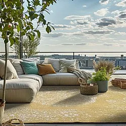 Tapete para interior e exterior - Ellstin (amarelo)