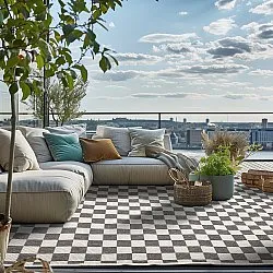 Tapete para interior e exterior - Lucida (preto)