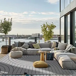 Tapete para interior e exterior - Maynard (preto)