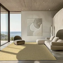 Tapete para interior e exterior - Thurman (amarelo)