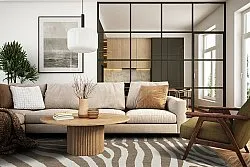 Tapete para interior e exterior - Winona (bege)