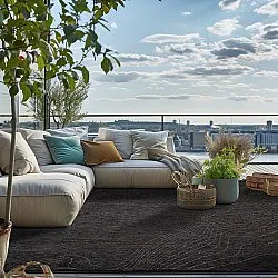 Tapete para interior e exterior - Zelmare (preto)