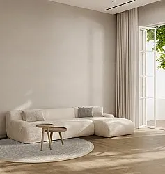 Tapete redondo - Vivian (bege)