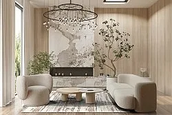 Tapete Wilton - Yafran (bege)