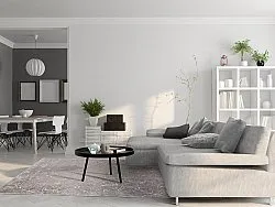 Tapete Wilton - Zaria (cinza escuro/dourado)