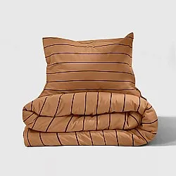 Conjunto de capa de edredão - Isadora (castanho)