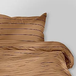 Conjunto de capa de edredão - Isadora (castanho)