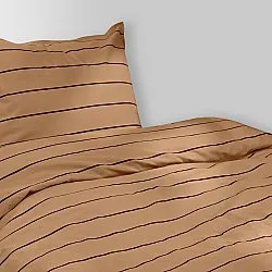 Conjunto de capa de edredão - Isadora (castanho)
