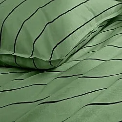 Conjunto de capa de edredão - Isadora (verde)