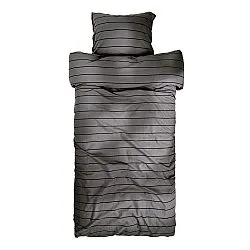Conjunto de capa de edredão - Isadora (cinza escuro)