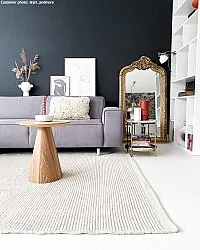 Tapete de lã - Coastal (branco)