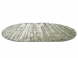 Tapete oval de viscose - Jodhpur Special Luxury Edition (verde)