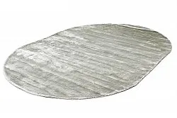 Tapete oval de viscose - Jodhpur Special Luxury Edition (verde)