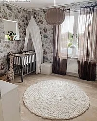 Tapetes redondos - Stettin (offwhite)