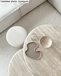 Tapete de lã - Hamilton (branco)