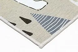 Tapete infantil - Piggyback Ride (cinza)