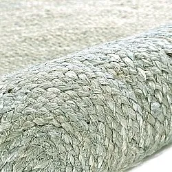 Tapete redondo de juta - Amasia (cinza)