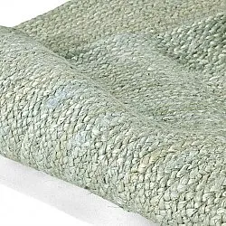 Tapete redondo de juta - Amasia (cinza)