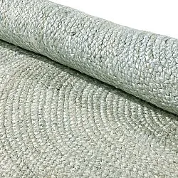 Tapete redondo de juta - Amasia (cinza)