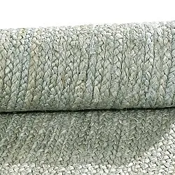 Tapete redondo de juta - Amasia (cinza)