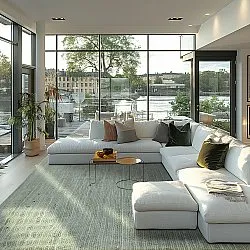 Tapete de juta - Amasia (cinza)