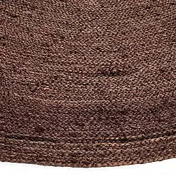 Tapete redondo de juta - Amasia (café)