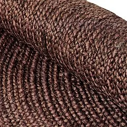 Tapete redondo de juta - Amasia (café)