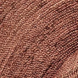 Tapete redondo de juta - Amasia (castanha)