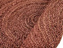 Tapete redondo de juta - Amasia (castanha)