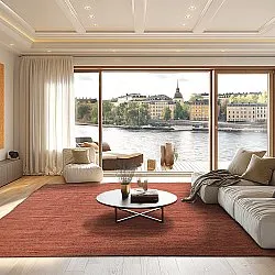 Tapete de juta - Amasia (castanha)