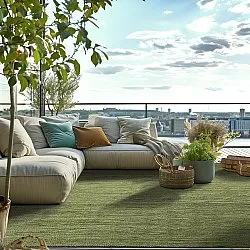 Tapete de juta - Amasia (verde militar)