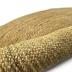 Tapete redondo de juta - Amasia (laranja)