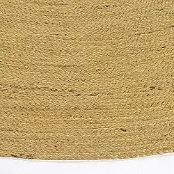 Tapete redondo de juta - Amasia (laranja)