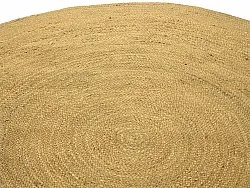 Tapete redondo de juta - Amasia (laranja)