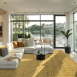 Tapete de juta - Amasia (laranja)