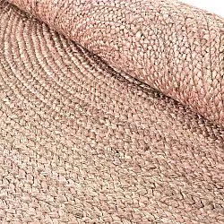 Tapete redondo de juta - Amasia (tan)