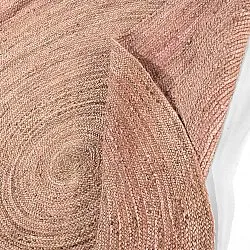 Tapete redondo de juta - Amasia (tan)