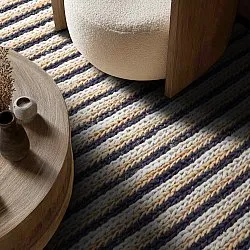 Tapete de juta - Howrah Braided Jute (natural/branco/preto)