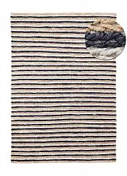 Tapete de juta - Howrah Braided Jute (natural/branco/preto)