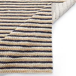 Tapete de juta - Howrah Braided Jute (natural/branco/preto)