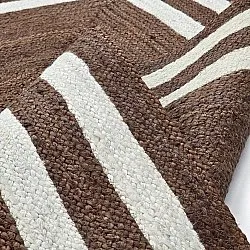 Tapete de juta - Jessore (marrom/branco)