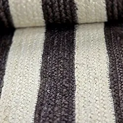 Tapete de juta - Jessore (taupe escuro/branco)