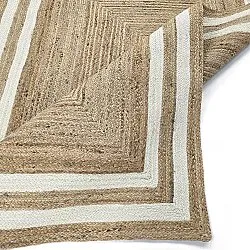 Tapete de juta - Jessore (natureza/branco)