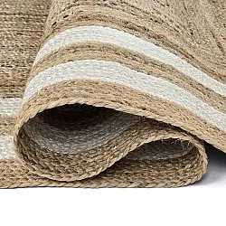 Tapete de juta - Jessore (natureza/branco)