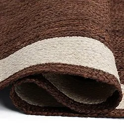 Tapete de juta - Senaki (marrom/branco)