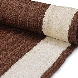 Tapete de juta - Senaki (marrom/branco)