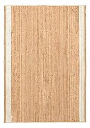 Tapete de juta - Senaki (natureza/branco)